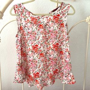NORDSTROM flowy peplum tank by Harlowe & Graham